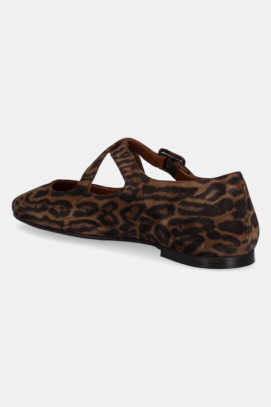 Παπούτσια Μπαλαρίνες σουέτ Billi Bi A8314.Leopardo καφέ