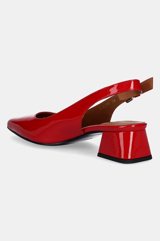 Încălțăminte Billi Bi pantofi de piele A8320.Red rosu