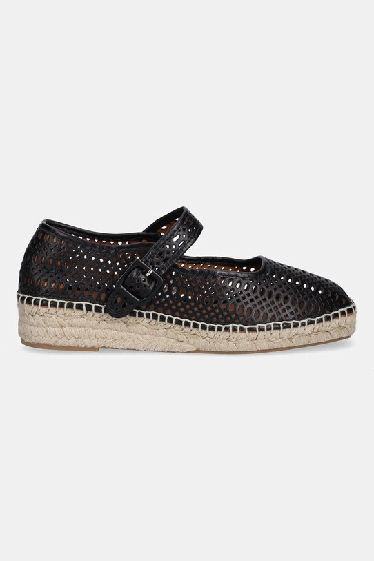 Billi Bi espadrile de piele A28600.Black negru SS25