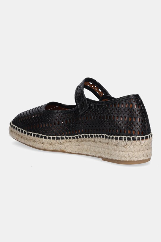 Încălțăminte Billi Bi espadrile de piele A28600.Black negru