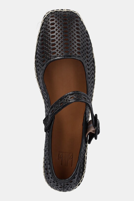Billi Bi espadrile de piele negru A28600.Black
