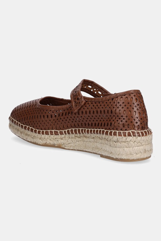 Încălțăminte Billi Bi espadrile de piele A28600.T.moro maro
