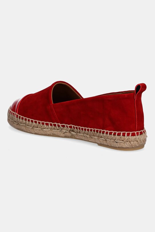 Încălțăminte Billi Bi espadrile din piele întoarsă A6700.Red rosu