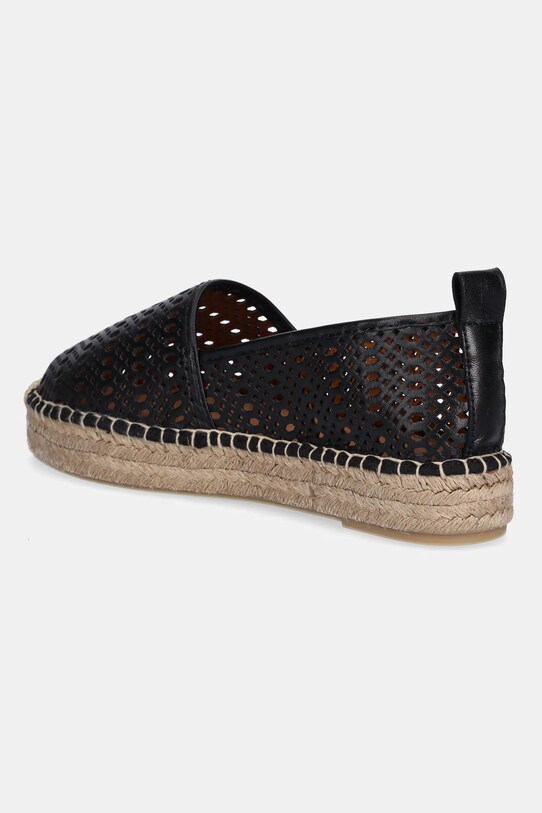 Boty Kožené espadrilky Billi Bi A8602.Black černá