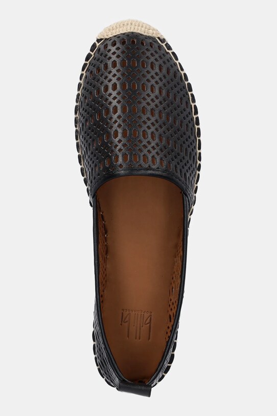 Kožené espadrilky Billi Bi černá A8602.Black