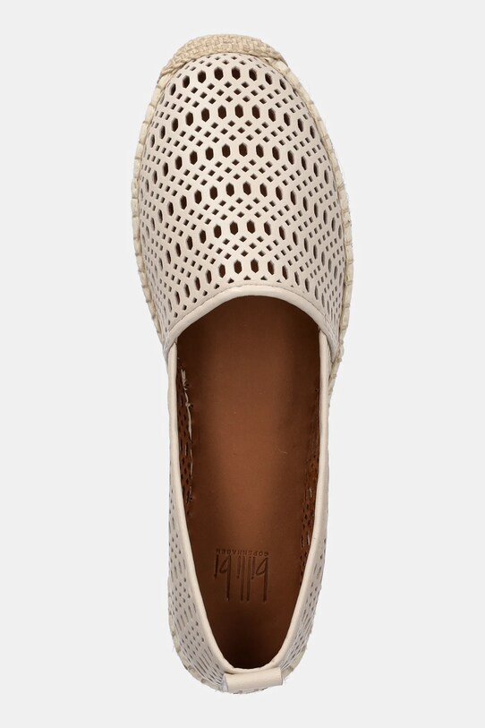 Billi Bi espadrile de piele bej A8602.Off.white