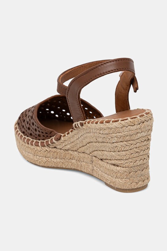 Scarpe Billi Bi espadrillas in pelle A8611.Moro marrone