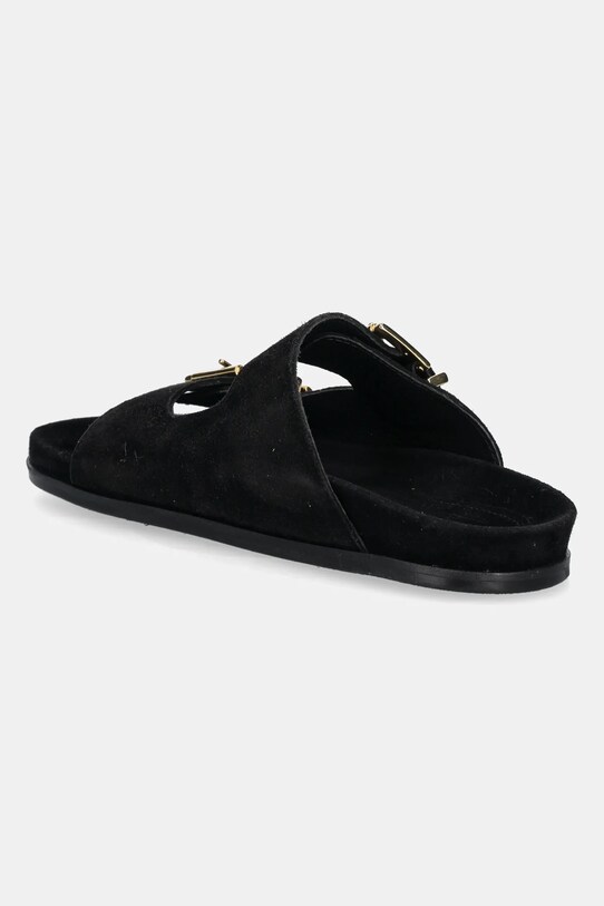 Încălțăminte Billi Bi papuci din piele A8621.Black negru