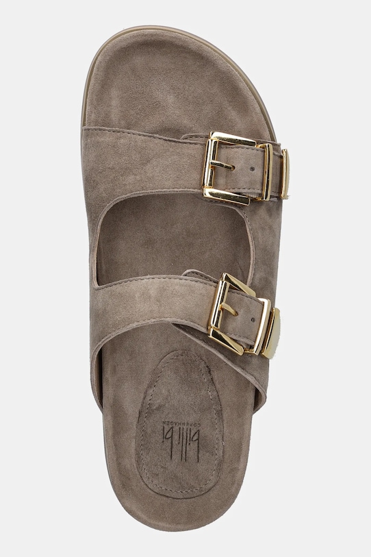 Billi Bi papuci din piele bej A8621.Beige