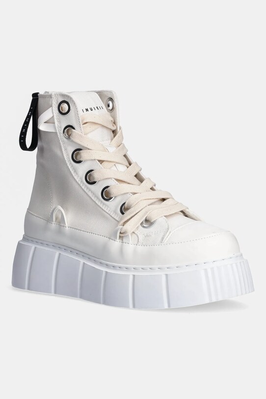 Inuikii tenisi Matilda Canvas High platformă alb 1001.002.0012.100