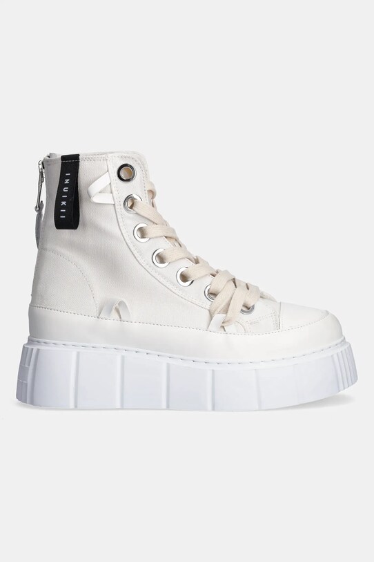 Високи кецове Inuikii Matilda Canvas High 1001.002.0012.100 бял SS25