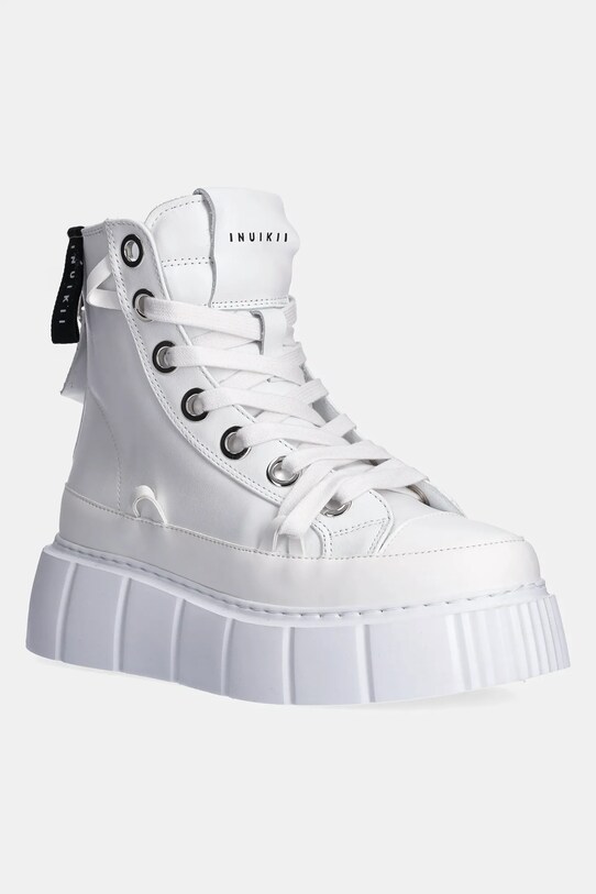 Inuikii scarpe da ginnastica in pelle Leather Matilda platform bianco 1001.002.0042.100