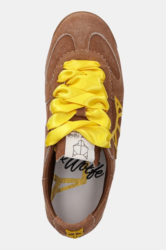 Naked Wolfe sneakers din piele intoarsă Exposure bej Exposure.Suede.Off