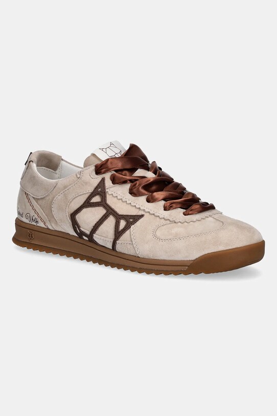Naked Wolfe velúr sportcipő Exposure lapos barna Exposure.Suede.Tan