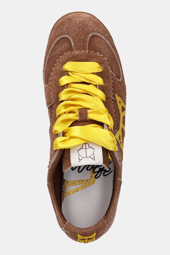 Semišové tenisky Naked Wolfe Exposure hnedá Exposure.Suede.Tan