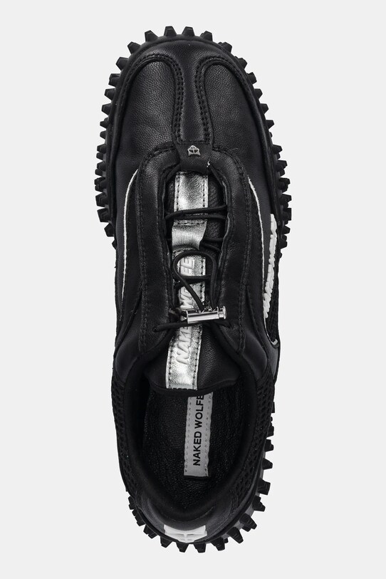Naked Wolfe sneakers din piele Inferior negru Inferior.Black.Leather