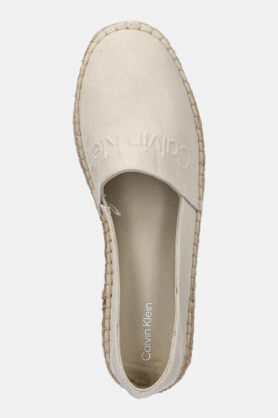 Calvin Klein espadryle ESPADRILLE - HE beżowy HW0HW02384