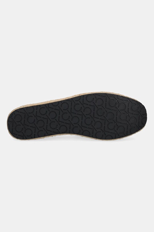 Кожени еспадрили Calvin Klein ESPADRILLE W/CK HW - LTH HW0HW02390 бежов