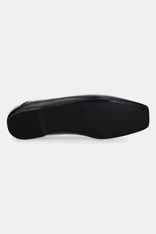 Kožené balerínky Calvin Klein FLAT BALLERINA - LTH HW0HW02463 čierna