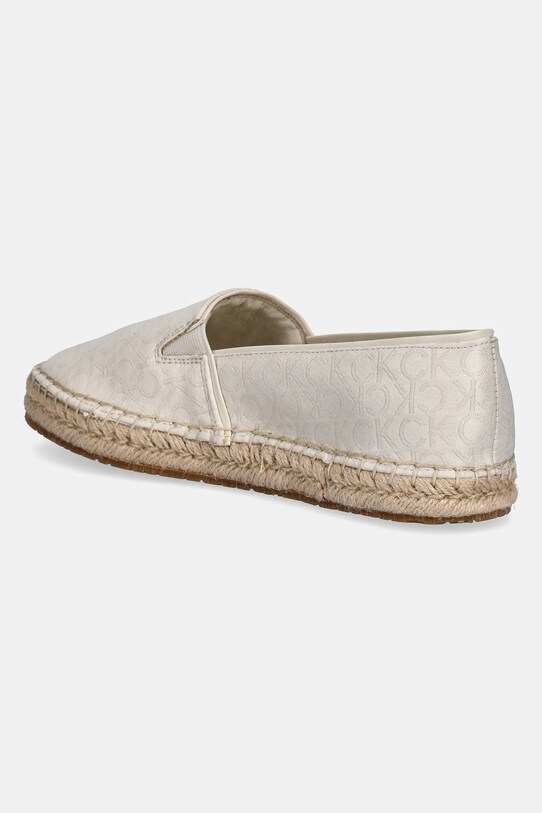 Cipők Calvin Klein espadrilles FLAT ESPADRILLE - JACQ HW0HW02467 bézs