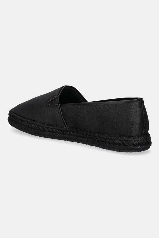Obuwie Calvin Klein espadryle FLAT ESPADRILLE - JACQ HW0HW02467 czarny