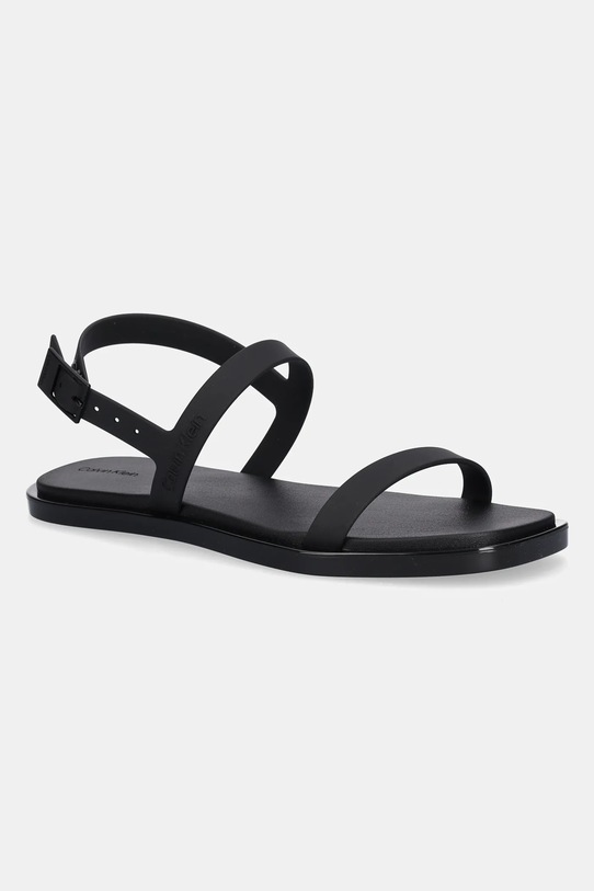 Σανδάλια Calvin Klein SANDAL - JELLY φλατ μαύρο HW0HW02426