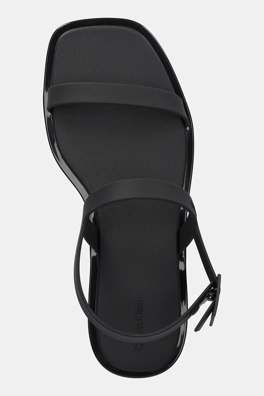 Calvin Klein sandały SANDAL - JELLY czarny HW0HW02426