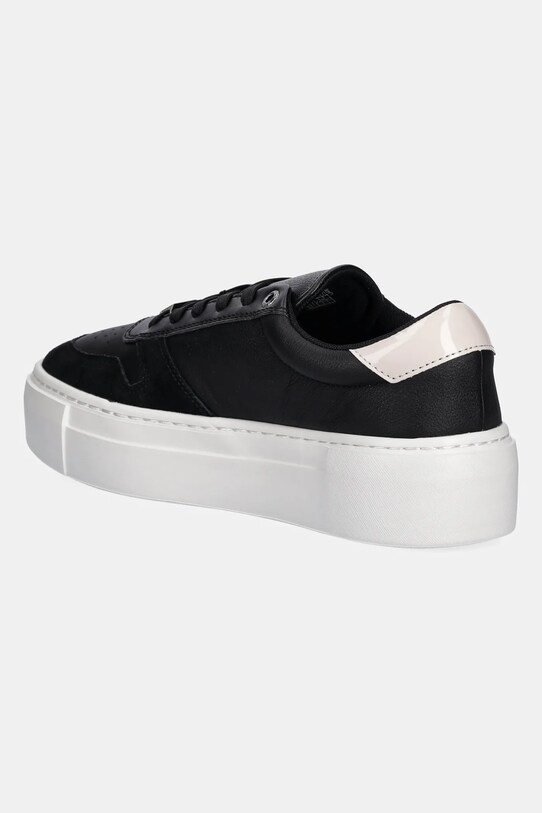 Обувь Кожаные кроссовки Calvin Klein FF CUPSOLE LACE UP - LTH MIX HW0HW02409 чёрный