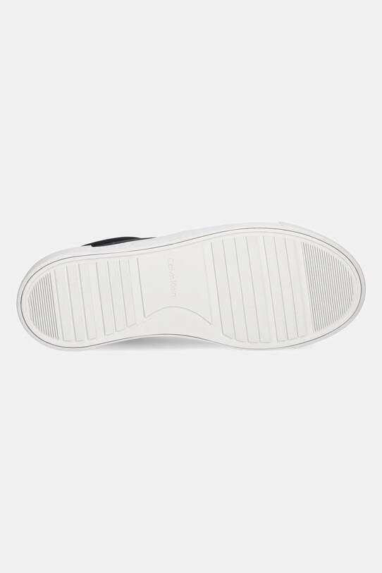 Кожаные кроссовки Calvin Klein FF CUPSOLE LACE UP - LTH MIX HW0HW02409 чёрный