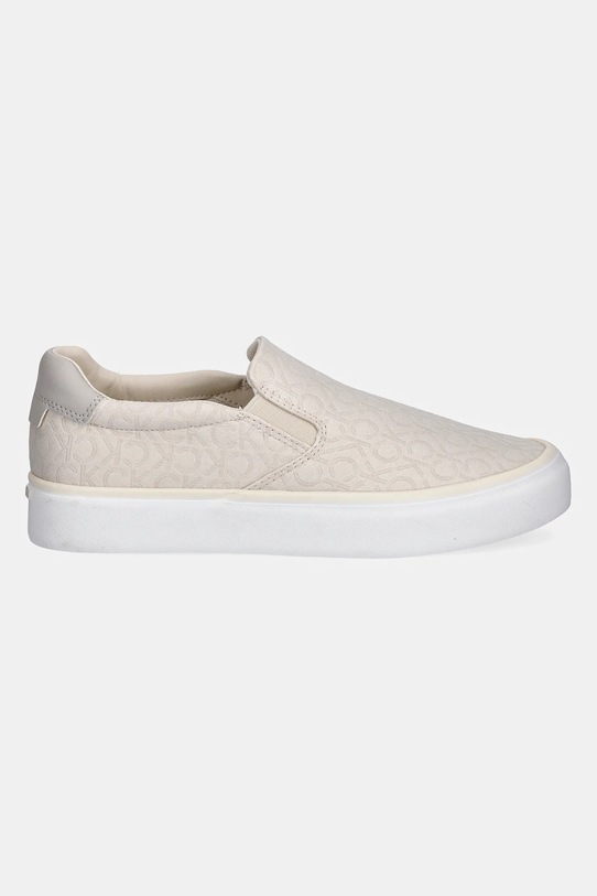 Кеди Calvin Klein VULC SLIP ON - JACQ HW0HW02411 бежевий SS25