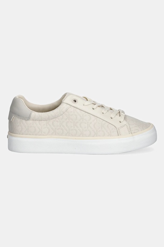 Tenisky Calvin Klein VULC LACE UP - JACQ HW0HW02412 béžová SS25