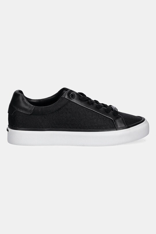 Calvin Klein sneakersy VULC LACE UP - JACQ HW0HW02412 czarny SS25