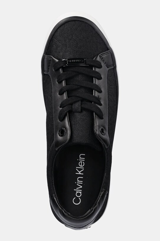Calvin Klein sneakersy VULC LACE UP - JACQ czarny HW0HW02412