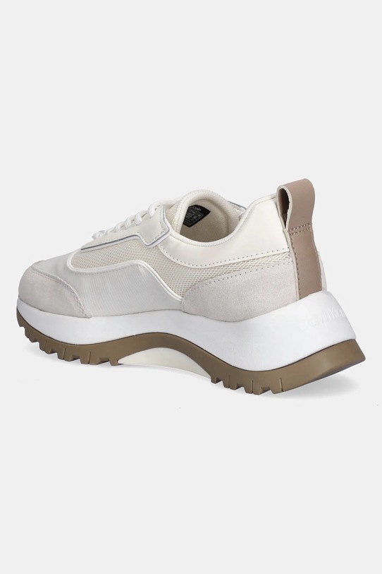 Obuwie Calvin Klein sneakersy RUNNER LACE UP MESH MIX HW0HW02487 beżowy