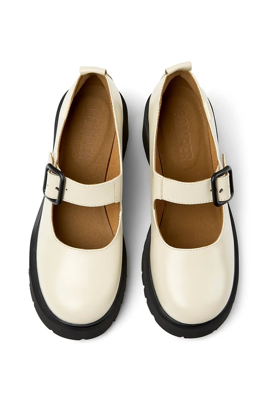 Camper bőr flip-flop Milah sárga K201681.005