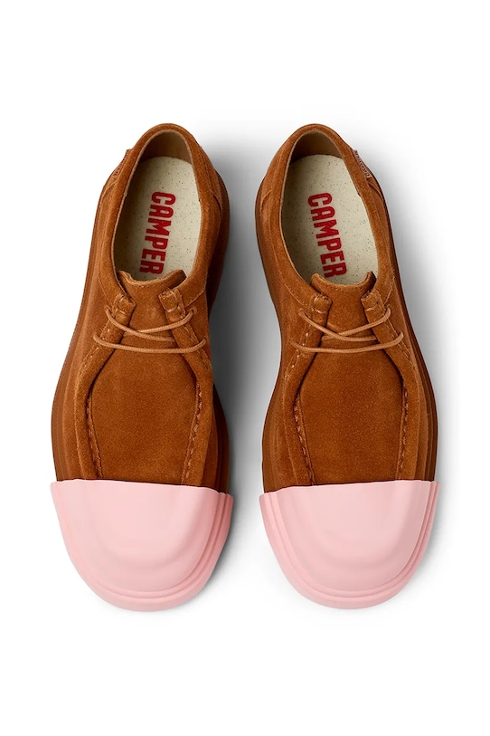 Semišové polobotky Camper Junction hnědá K201469.021