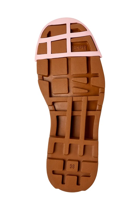 Semišové polobotky Camper Junction K201469.021 hnědá