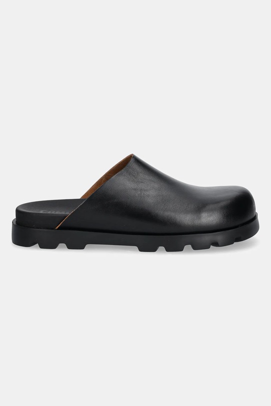 Camper șlapi de piele Brutus Sandal K201545.004 negru SS25