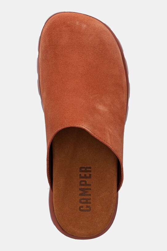 Semišové pantofle Camper Brutus Sandal oranžová K201545.009
