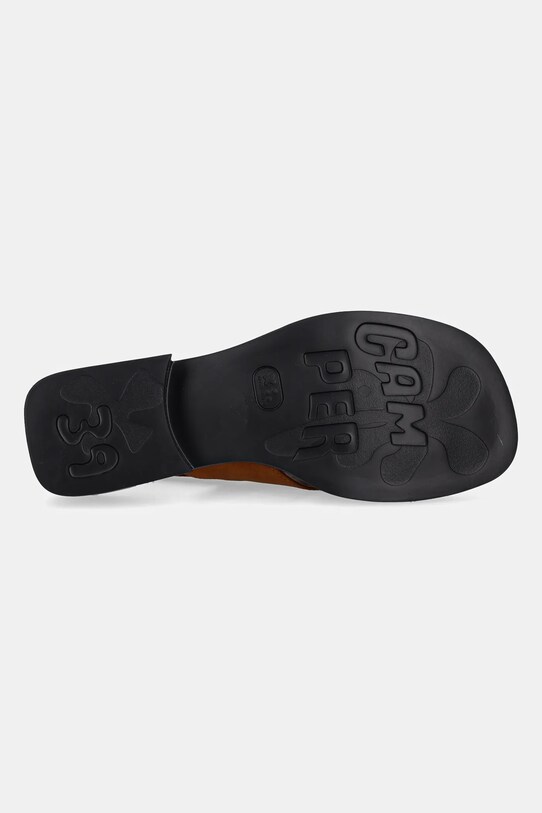 Босоножки из нубука Camper Dana K201600.005 коричневый