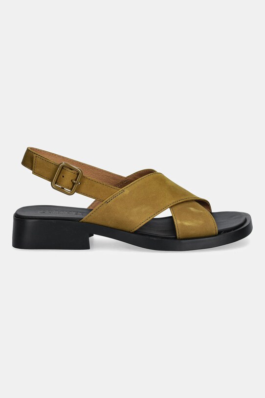 Σανδάλια σουέτ Camper Dana K201600.007 πράσινο SS25