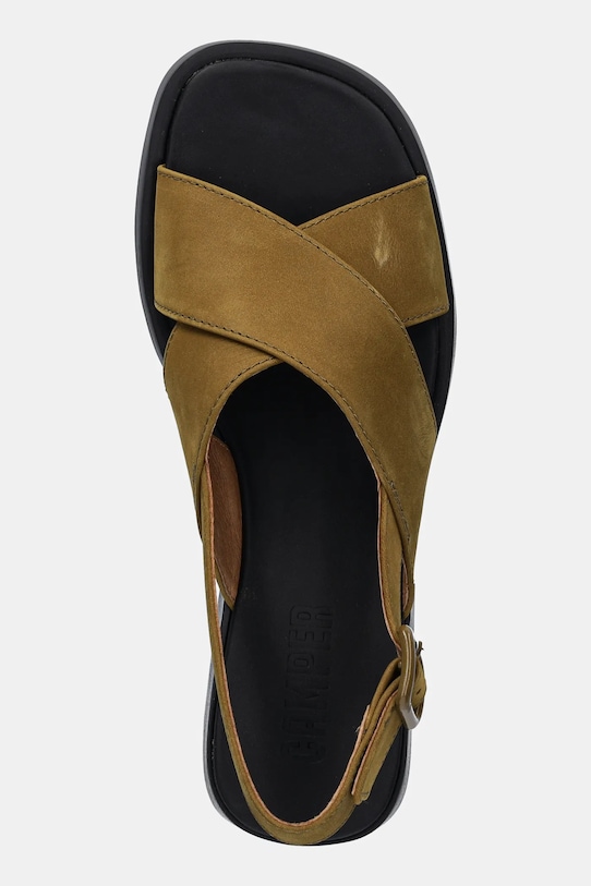 Camper sandały zamszowe Dana zielony K201600.007