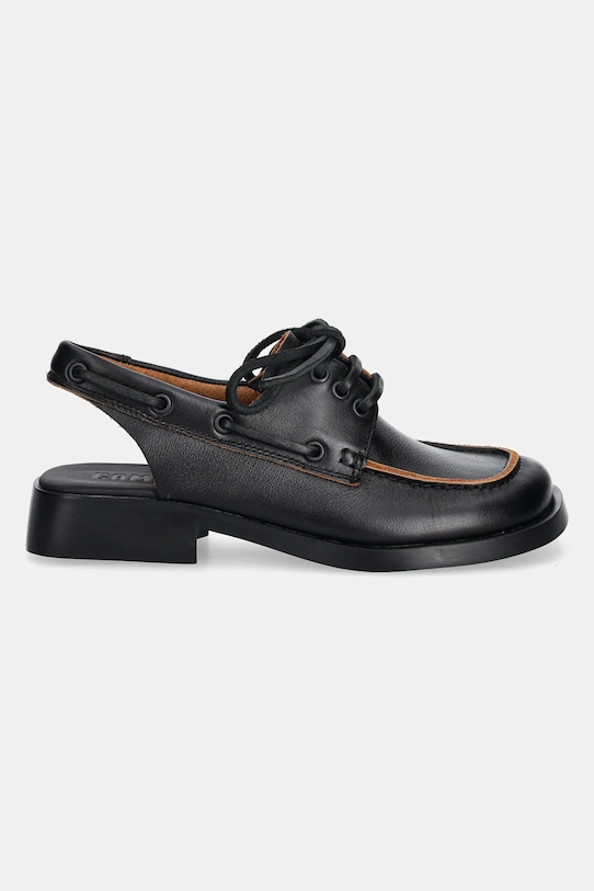 Δερμάτινα κλειστά παπούτσια Camper Dana K201742.001 μαύρο SS25