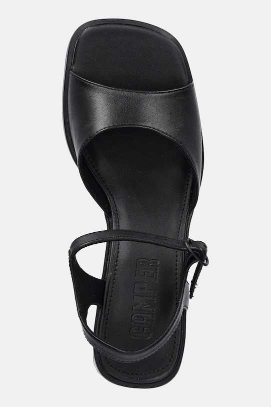 Δερμάτινα πέδιλα Camper Kora Sandal μαύρο K201734.001