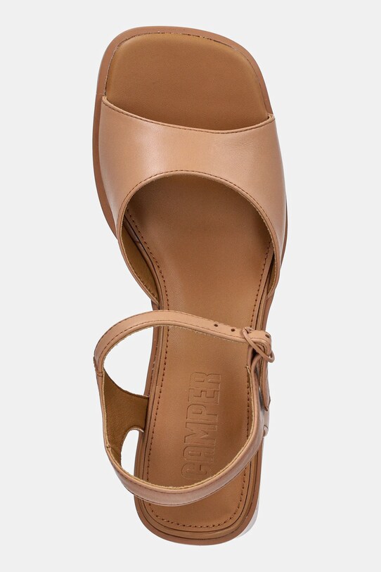 Δερμάτινα σανδάλια Camper Kora Sandal καφέ K201734.006