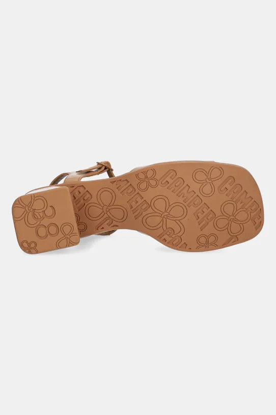 Camper sandały skórzane Kora Sandal K201734.006 brązowy
