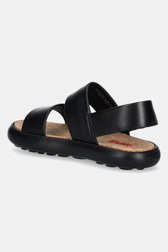 Încălțăminte Camper sandale de piele Pelotas Flota Sandal K201772.001 negru