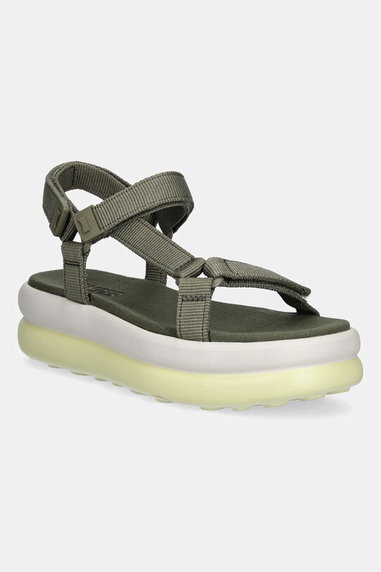 Sandály Camper Pelotas Flota Up platforma zelená K201726.003