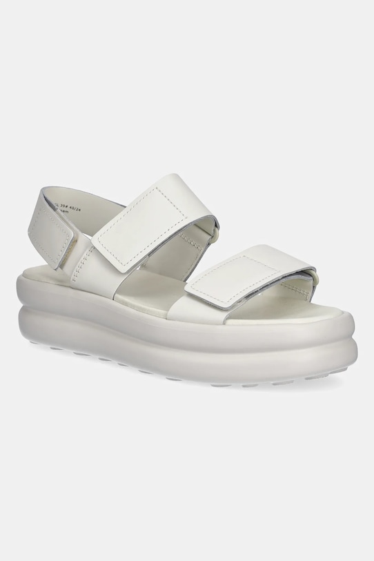 Шкіряні сандалі Camper Pelotas Flota Up платформа бежевий K201728.001