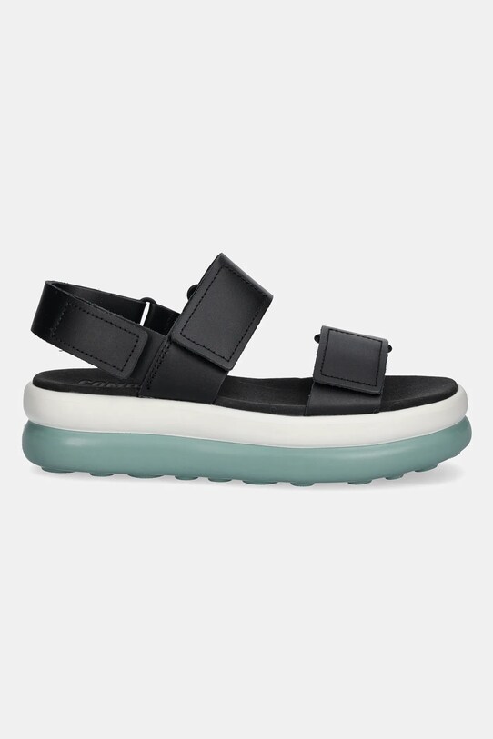 Δερμάτινα σανδάλια Camper Pelotas Flota Up K201728.005 μαύρο SS25